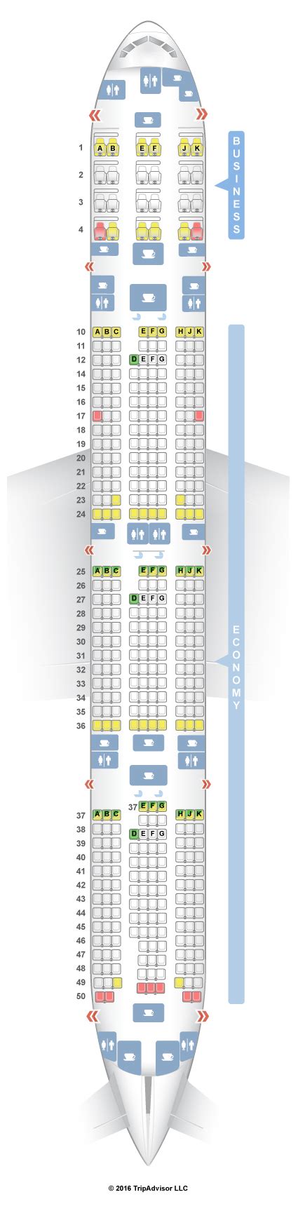 boeing 777-300er qatar seat map|Seat Map Qatar Airways Boeing B777 300ER 412pax .